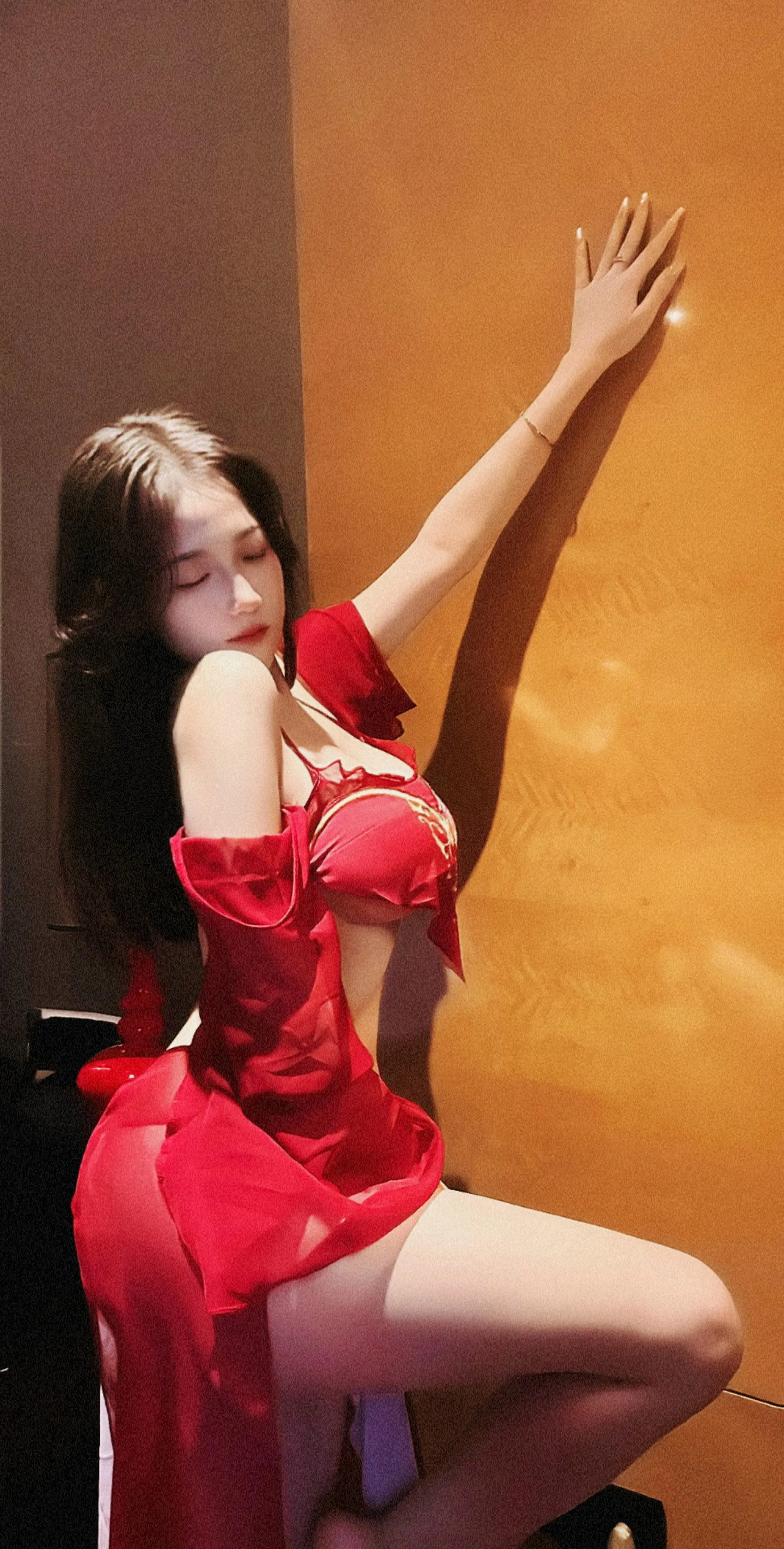 NO.011 可可西yyy – 微密圈系列 古装粉色肚兜 [16P]插图5